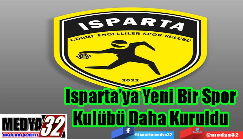 Isparta’ya Yeni Bir Spor  Kulübü Daha Kuruldu 