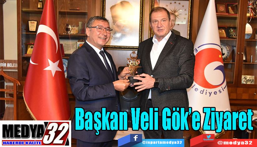 Türkiye Taekwondo Federayonu Başkanı Prof. Dr. Metin Şahin’den;  Başkan Veli Gök’e Ziyaret 