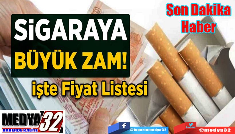Son Dakika Haber  BAT, JTI, Philip Morris Peş Peşe Açıkladı:  1 Paket Sigara Fiyatına 8 TL  Zam Geldi! 
