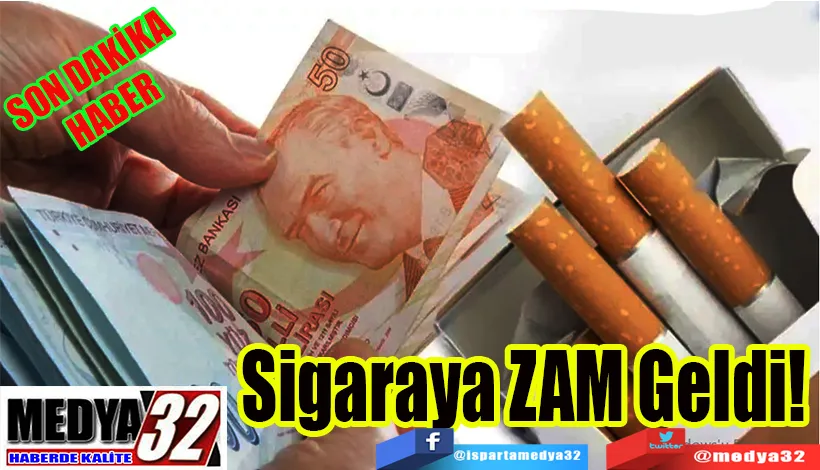 Bir Sigara Grubuna Daha Zam:  En Ucuzu 45,  En Pahalısı 57 Lira