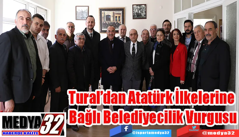 Tural’dan Atatürk İlkelerine  Bağlı Belediyecilik Vurgusu 