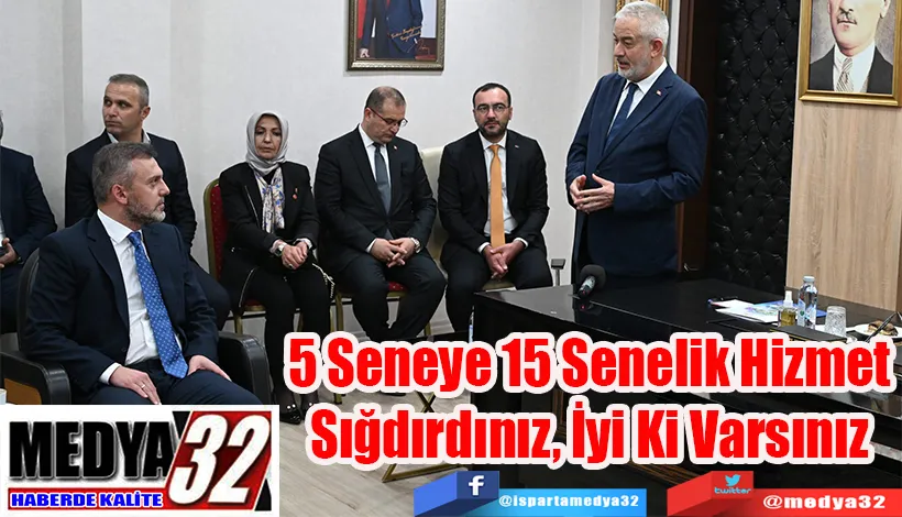 AK Parti Genel Başkan Yardımcısı Erkan Kandemir’den Başkan Başdeğirmen’e: 5 Seneye 15 Senelik Hizmet  Sığdırdınız, İyi Ki Varsınız 
