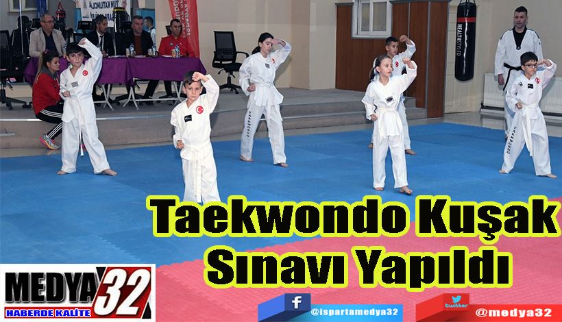 Taekwondo Kuşak  Sınavı Yapıldı