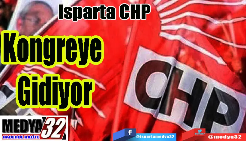 Isparta CHP  Kongreye Gidiyor