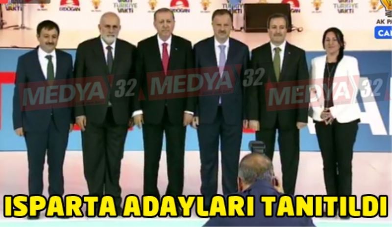 AK Parti Isparta milletvekili adayları tanıtıldı