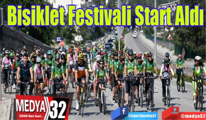Bisiklet 
Festivali Start 
Aldı 
