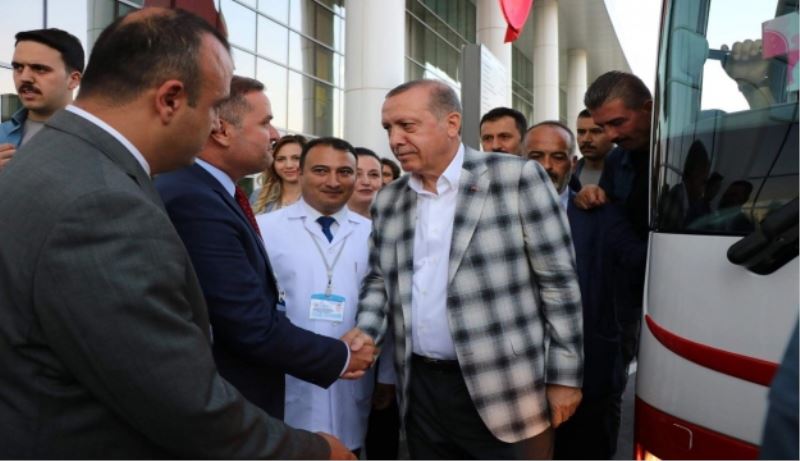 Cumhurbaşkanı Erdoğan Isparta Şehir Hastanesi