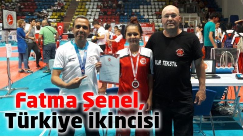 Fatma Şenel, Türkiye ikincisi