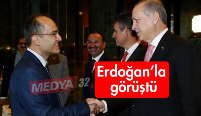 Gökmenoğlu, Erdoğan’la görüştü 