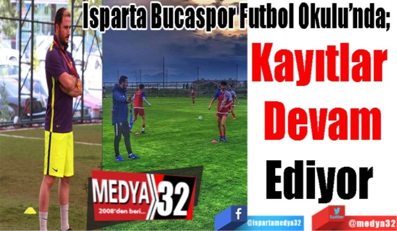 Isparta Bucaspor Futbol Okulu’nda; 
Kayıtlar 
Devam
Ediyor 
