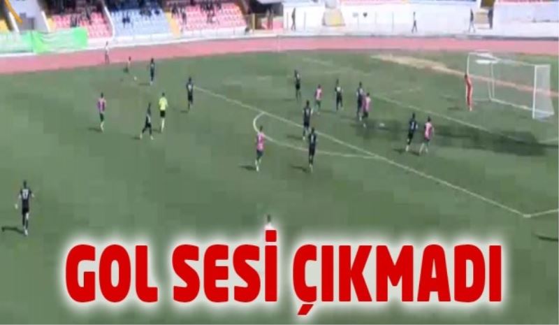 Isparta Davrazspor-Mut maçında gol sesi çıkmadı