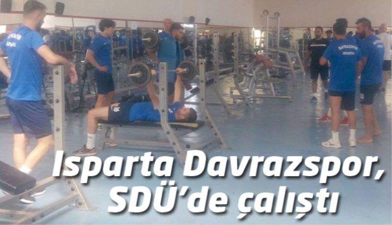 Isparta Davrazspor, SDÜ’de çalıştı
