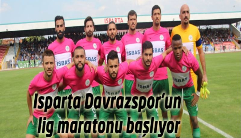 Isparta Davrazspor’un lig maratonu başlıyor

