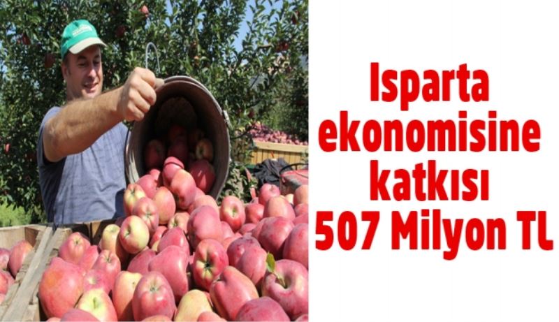 Isparta ekonomisine katkısı 507 Milyon TL