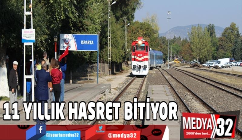 Isparta-İzmir tren seferlerinin başlangıç tarihi belli oldu