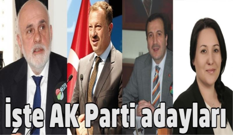 İşte AK Parti Isparta Milletvekili Adayları
