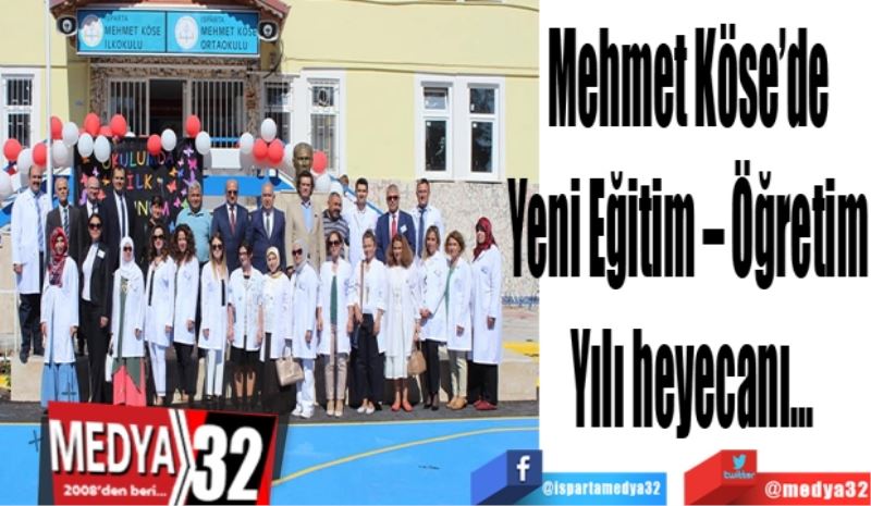 Mehmet Köse’de 
Yeni Eğitim – Öğretim 
Yılı heyecanı…
