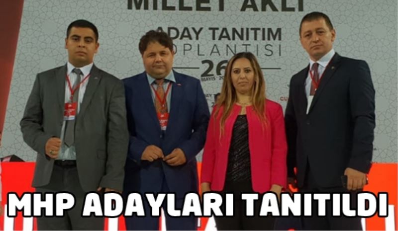 MHP Isparta adayları tanıtıldı