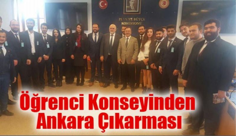 Öğrenci Konseyinden Ankara Çıkarması