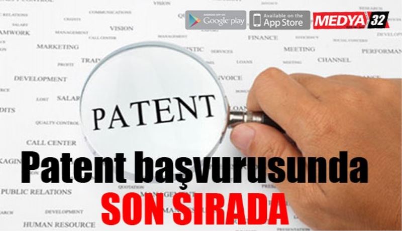 Patent başvurusunda son sıradayız