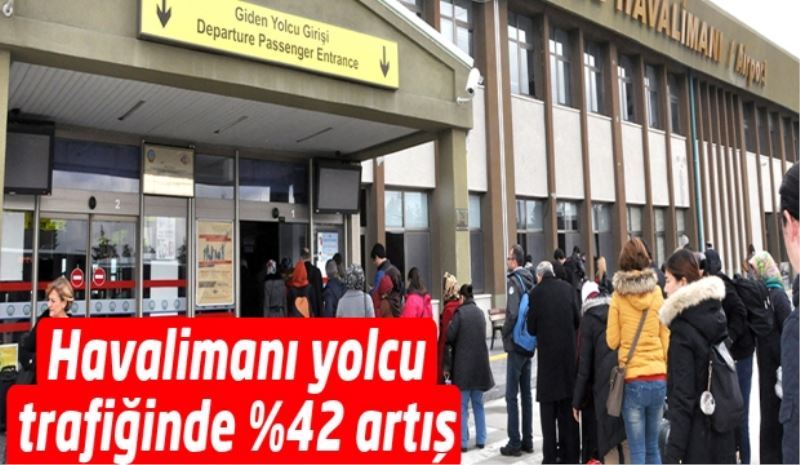 Süleyman Demirel Havalimanı yolcu trafiğinde %42 artış 