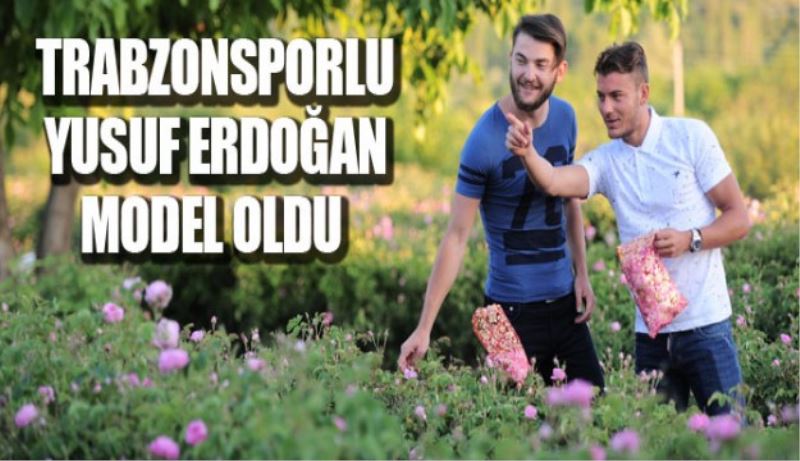 Trabzonsporlu Yusuf gül bahçesinde model oldu
