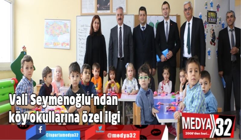 Vali Seymenoğlu’ndan köy okullarına özel ilgi