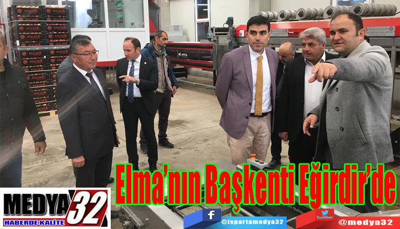 Elmalı Kaymakamı Faruk Erdem;  Elma’nın Başkenti Eğirdir’de
