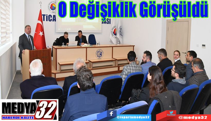 Isparta’nın Çevre  Düzeni Planı Değişikliği  Ele Alındı