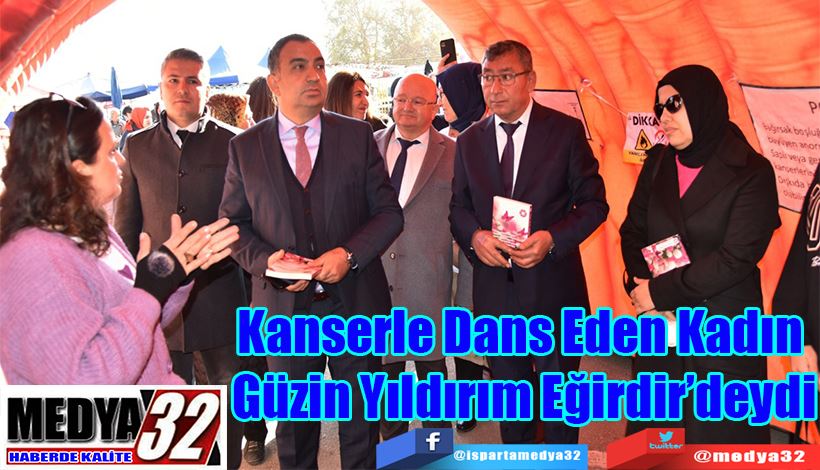 Kanserle Dans Eden Kadın  Güzin Yıldırım Eğirdir’deydi