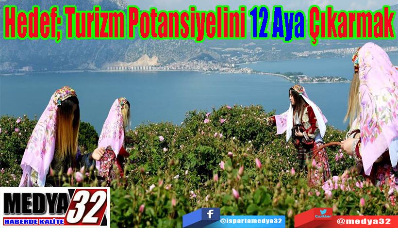 Hedef; Turizm Potansiyelini 12  Aya Çıkarmak