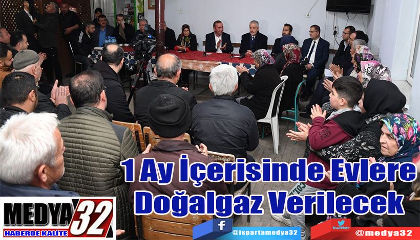 Belediye Başkanı Başdeğirmen;  1 Ay İçerisinde Evlere Doğalgaz Verilecek