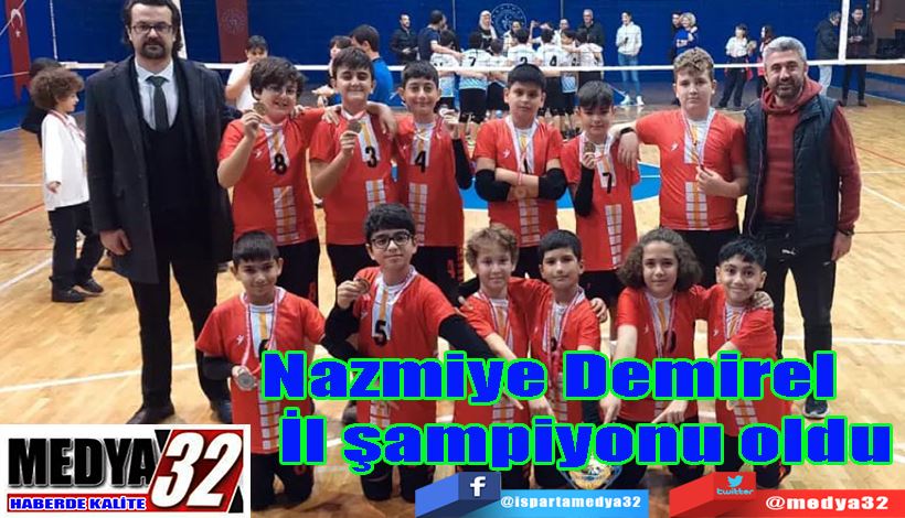 Nazmiye Demirel      İl şampiyonu oldu 