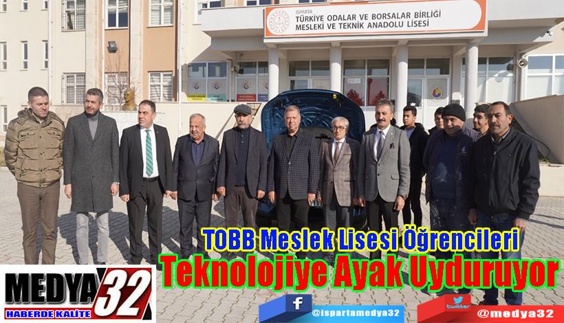 TOBB Meslek Lisesi Öğrencileri;  Teknolojiye Ayak Uyduruyor