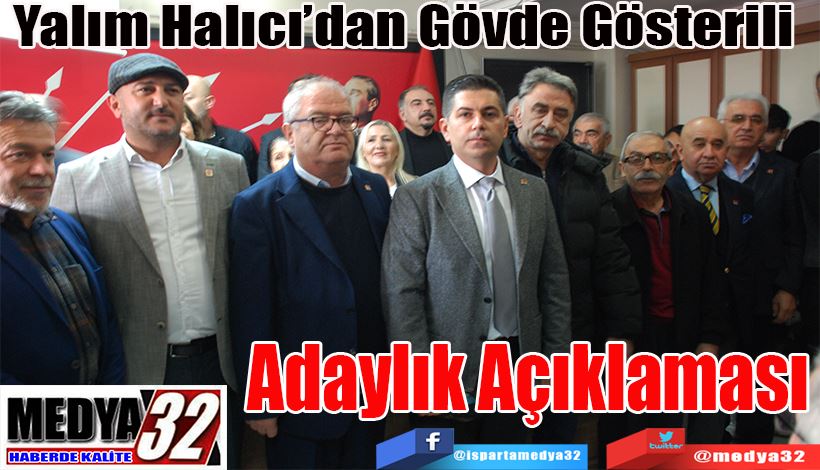 Yalım Halıcı’dan Gövde Gösterili  Adaylık Açıklaması 