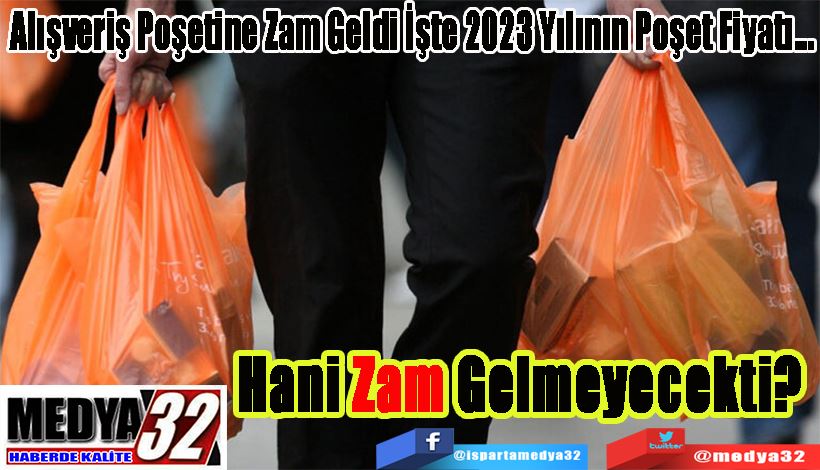 Alışveriş Poşetine Zam Geldi İşte 2023 Yılının Poşet Fiyatı... Hani Zam  Gelmeyecekti? 