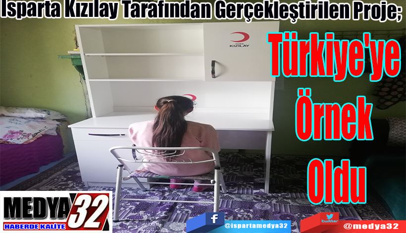 Isparta Kızılay Tarafından Gerçekleştirilen Proje;  Türkiye