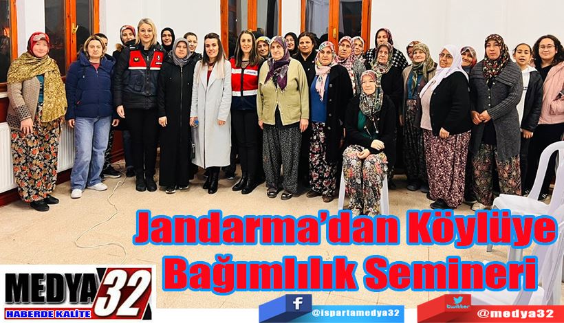 Jandarma’dan Köylüye  Bağımlılık Semineri