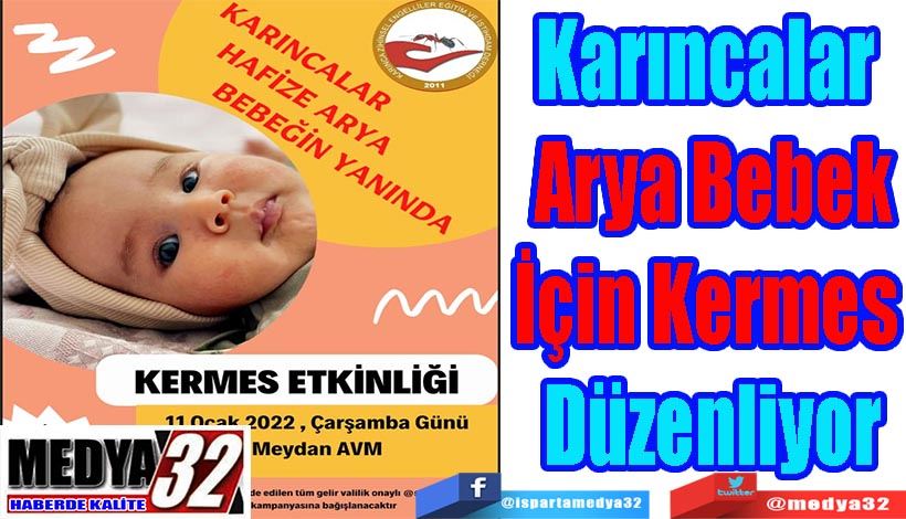  Karıncalar  Arya Bebek İçin Kermes  Düzenliyor