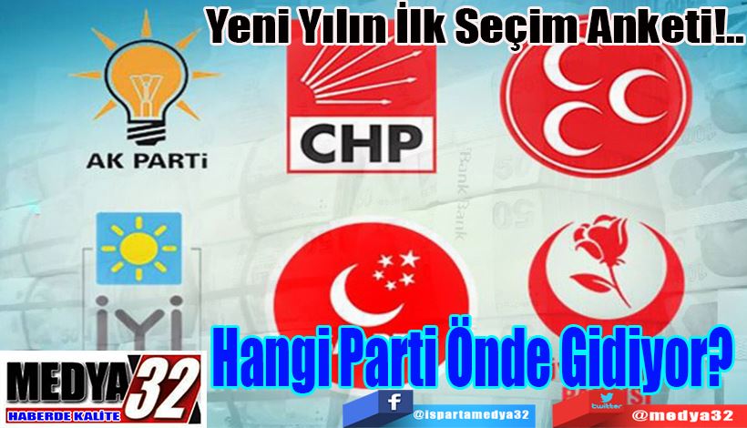 Yeni Yılın İlk Seçim Anketi!.. Hangi Parti Önde Gidiyor? 