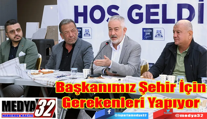 Başkanımız Şehir İçin Gerekenleri Yapıyor 