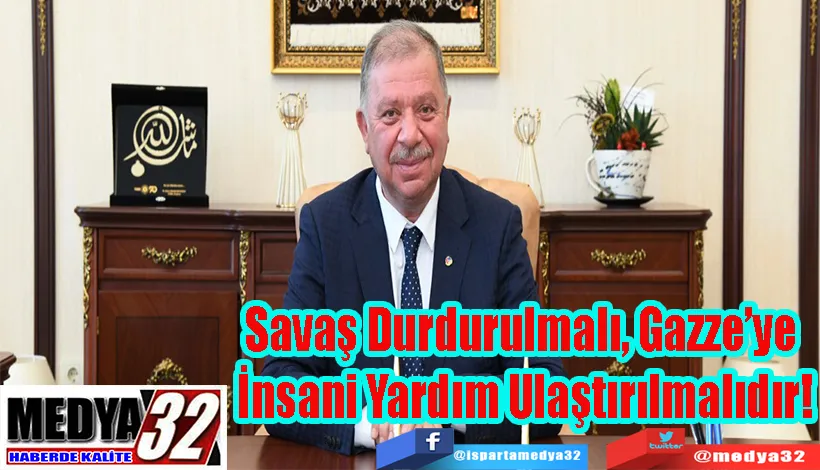 ITSO Başkanı Metin Çelik’ten Çağrı: Savaş Durdurulmalı, Gazze’ye  İnsani Yardım Ulaştırılmalıdır!