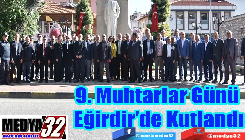 9. Muhtarlar Günü  Eğirdir’de Kutlandı