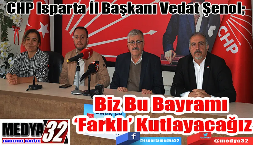 Biz Bu Bayramı  ‘Farklı’ Kutlayacağız