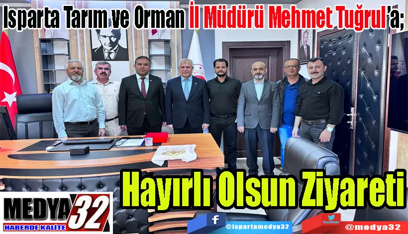 TOÇ BİR – SEN Isparta Şubesi’nden Mehmet Tuğrul’a;  Hayırlı Olsun Ziyareti