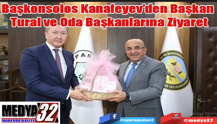 Başkonsolos Kanafeyev’den Başkan  Tural ve Oda Başkanlarına Ziyaret 