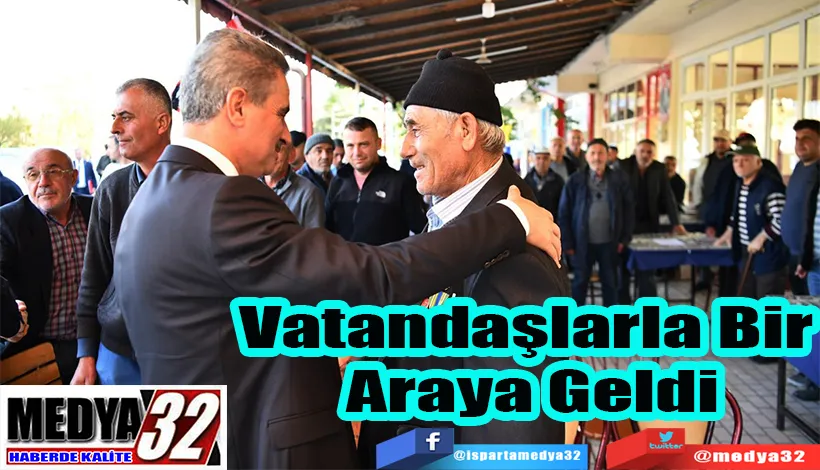 Gelendost İlçesi Ziyaret Edildi;  Vatandaşlarla Bir  Araya Geldi 