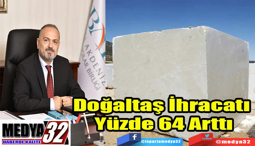 Doğaltaş İhracatı  Yüzde 64 Arttı 