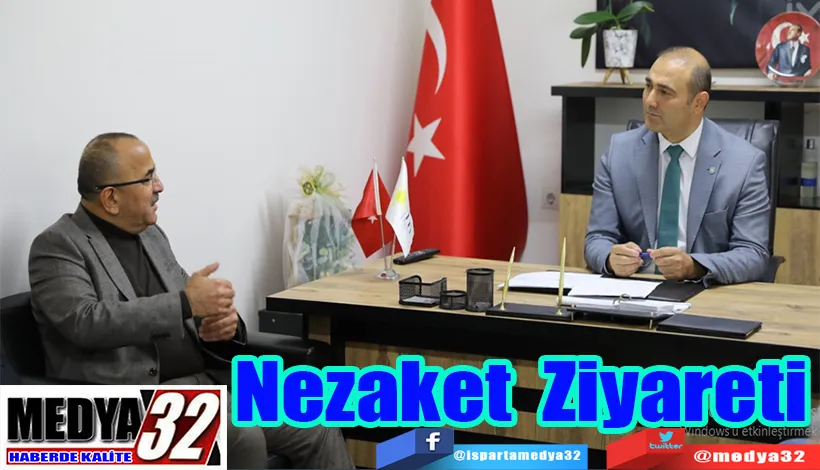 Başkan Tural’dan İYİ Parti Merkez İlçeye;  Nezaket Ziyareti