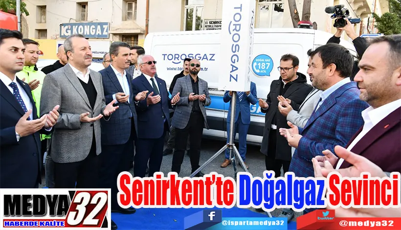 Senirkent’te Doğalgaz Sevinci